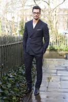 David Gandy attends the Lou Dalton show during The London Collections: Men Autumn/Winter 2014 on January 6, 2014 in London, England.