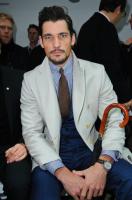 -David Gandy attends the Margaret Howell show during The London Collections: Men Autumn/Winter 2014 on January 6, 2014 in London, England