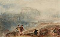 William Turner ( Ҹ). Edinburgh Castle marsh of the highlanders