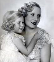 Barbara with her daughter, Raine.   1936
